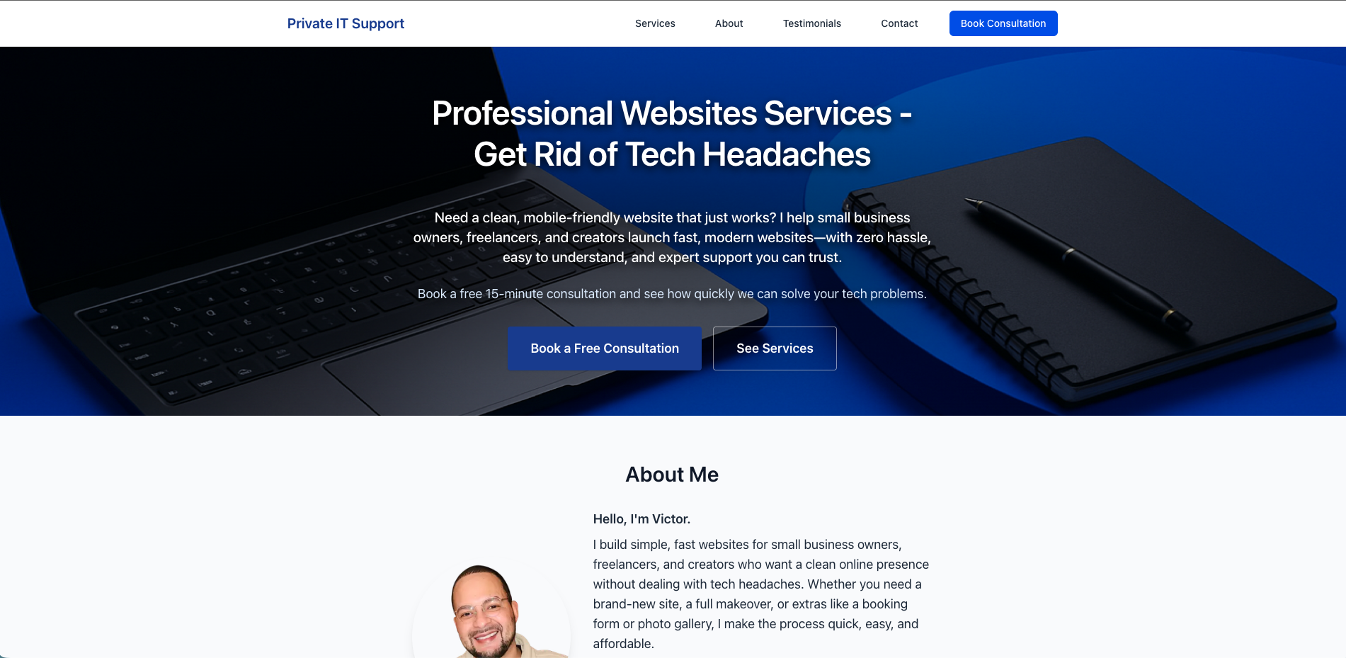 Private IT Support screenshot